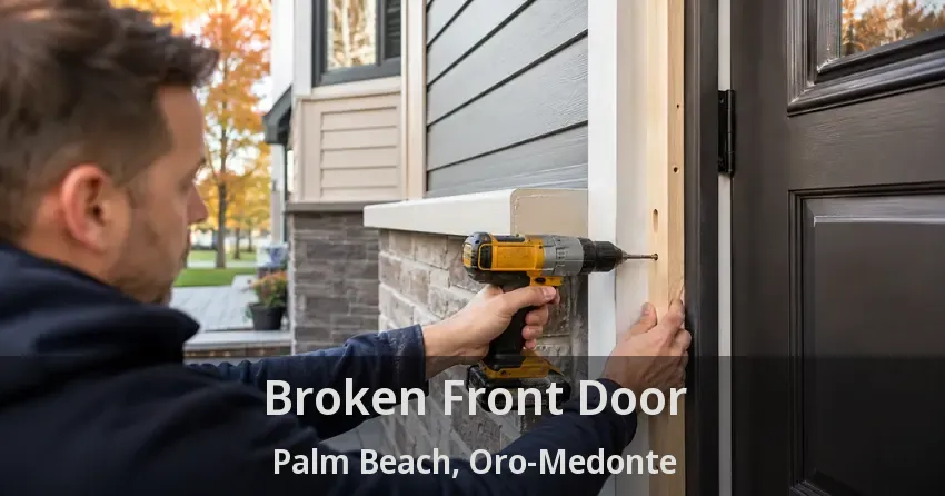 Broken Front Door Palm Beach, Oro-Medonte - ON