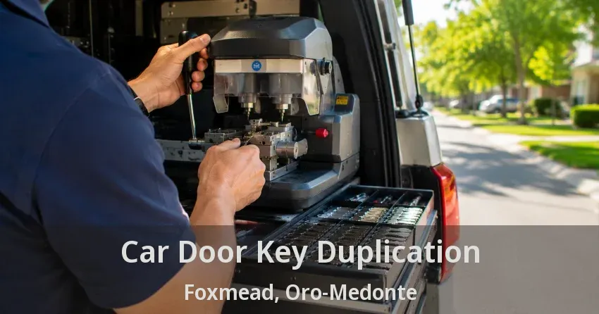 Car Door Key Duplication Foxmead, Oro-Medonte - ON