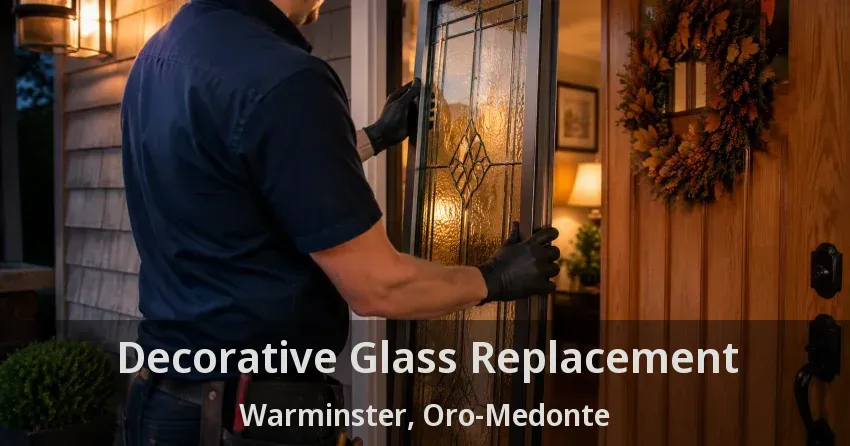 Decorative Glass Replacement Warminster, Oro-Medonte - ON