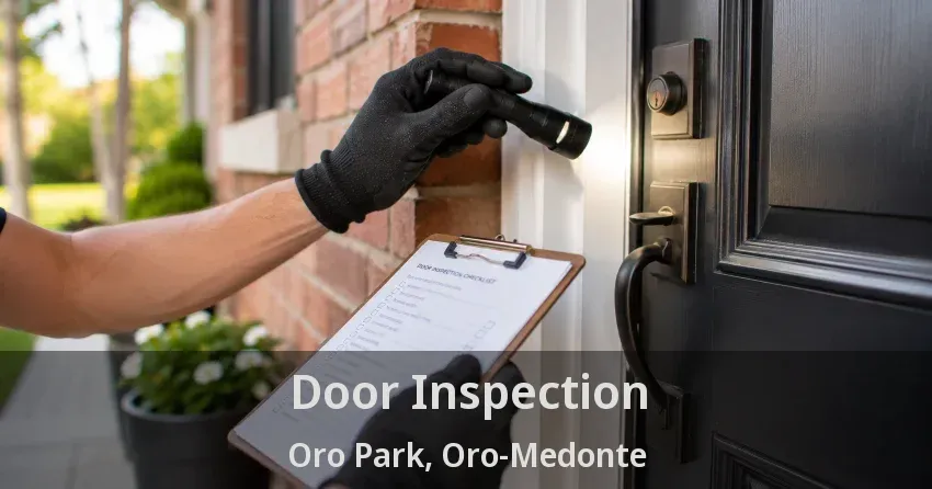 Door Inspection Oro Park, Oro-Medonte - ON