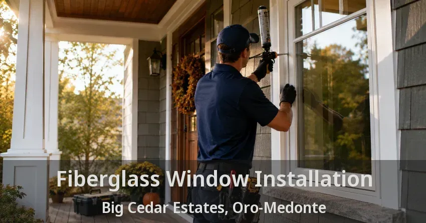 Fiberglass Window Installation Big Cedar Estates, Oro-Medonte - ON