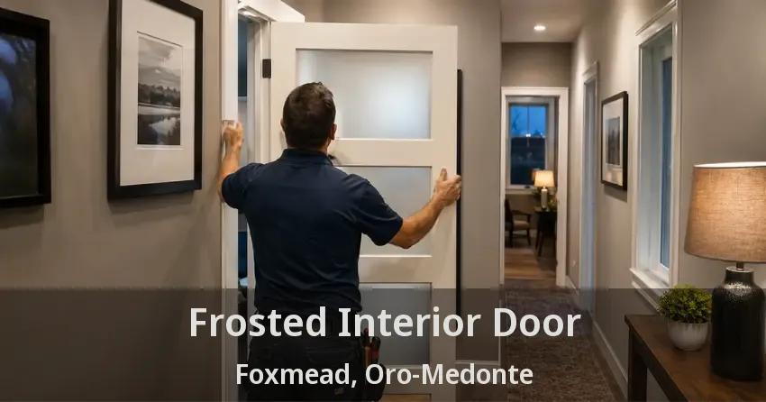 Frosted Interior Door Foxmead, Oro-Medonte - ON