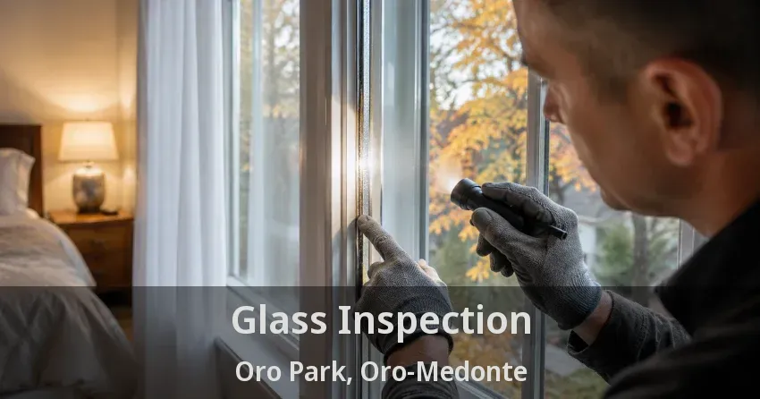 Glass Inspection Oro Park, Oro-Medonte - ON