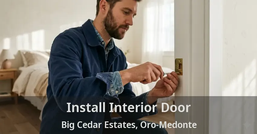 Install Interior Door Big Cedar Estates, Oro-Medonte - ON