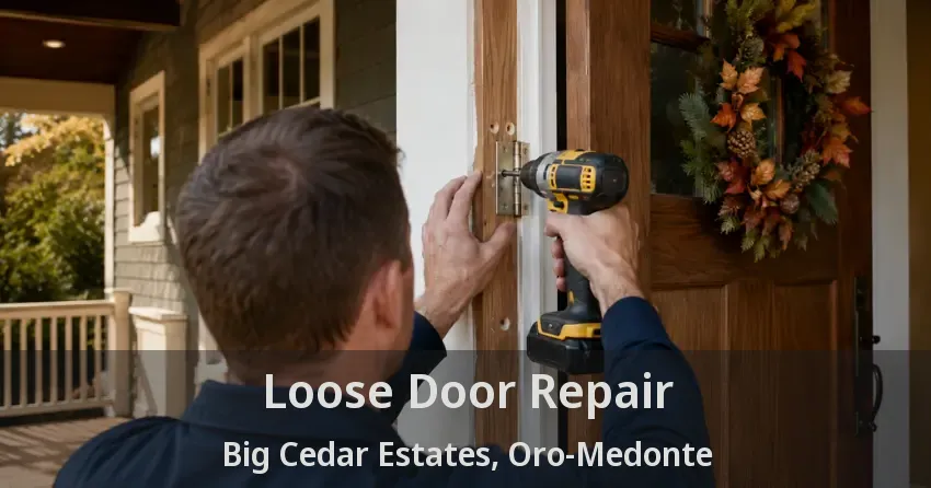 Loose Door Repair Big Cedar Estates, Oro-Medonte - ON