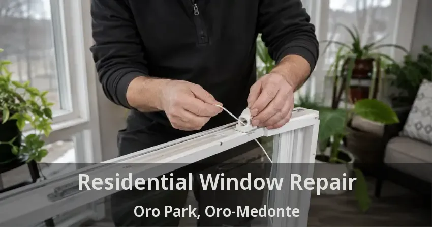 Residential Window Repair Oro Park, Oro-Medonte - ON