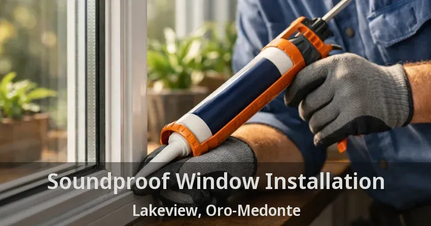 Soundproof Window Installation Lakeview, Oro-Medonte - ON