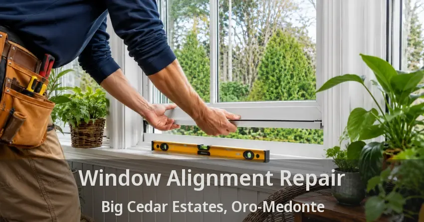 Window Alignment Repair Big Cedar Estates, Oro-Medonte - ON