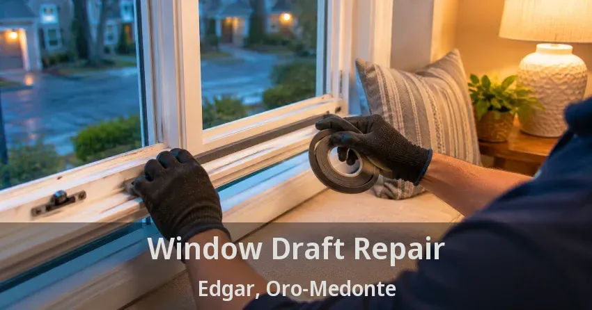 Window Draft Repair Edgar, Oro-Medonte - ON