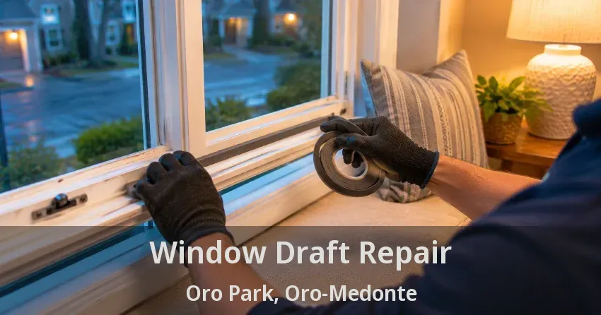 Window Draft Repair Oro Park, Oro-Medonte - ON