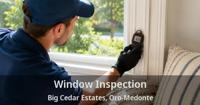 Window Inspection Big Cedar Estates, Oro-Medonte - ON