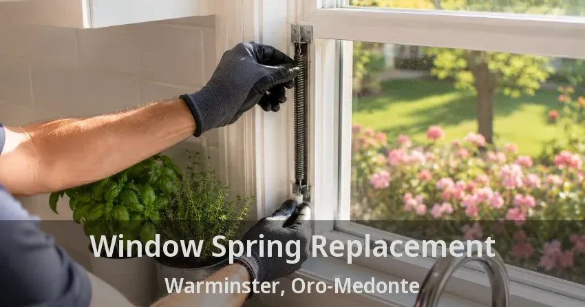 Window Spring Replacement Warminster, Oro-Medonte - ON