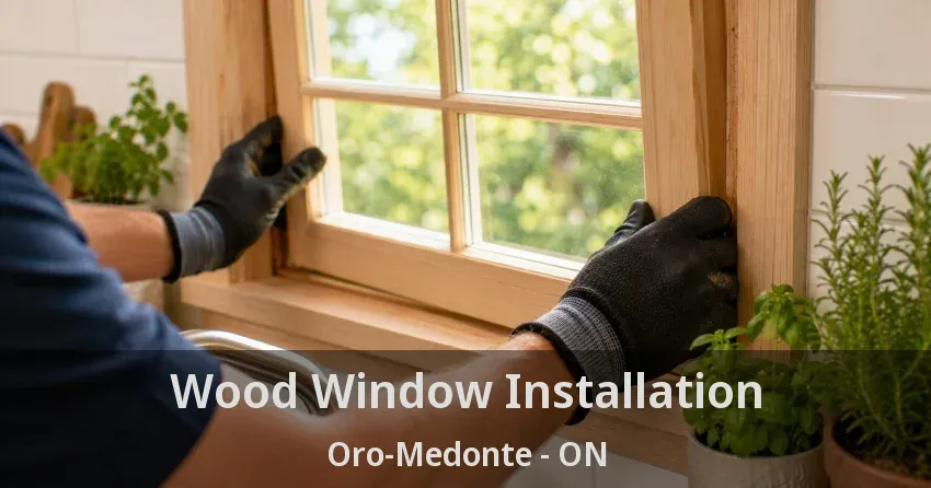 Wood Window Installation Oro-Medonte - ON
