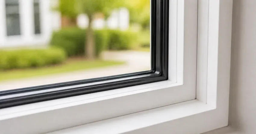 technician repairing window and door hardware in Hawkestone, Oro-Medonte home