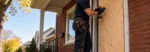 Temporary Door Securing Simcoeside, Oro-Medonte
